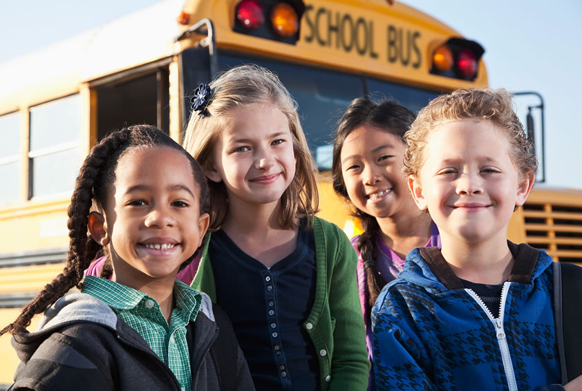 School bus kids children